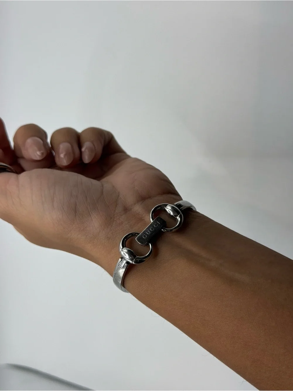 Gucci Silver Bangle Watch